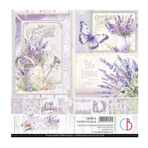 Ciao Bella Papierblock, Morgen in der Provence, 20,3 x 20,3 cm von Generisch