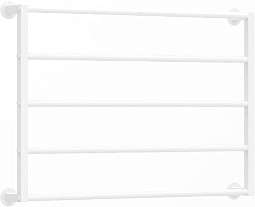 Craft Room Ribbon Nizer Rack mit modernem Metalldesign, Wandhalterung, Hosenregal für kommerzielle Geschäfte und Einzelhandel, 5/9 Schichten für Bänder, Gürtel, Schals, Handtücher und Geschenkpapier von Generisch