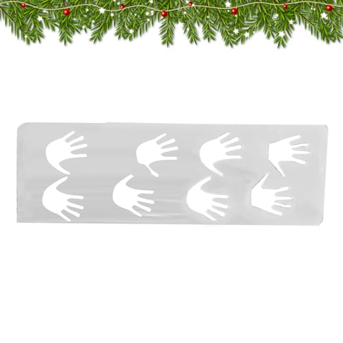 Creative Christmas Footprint Decorations | Santa Footprint Stencils for Holiday Paths | Festive Small Footprints for Floors, Doors, and Cards | Unique Christmas Decor for Family Fun von Generisch