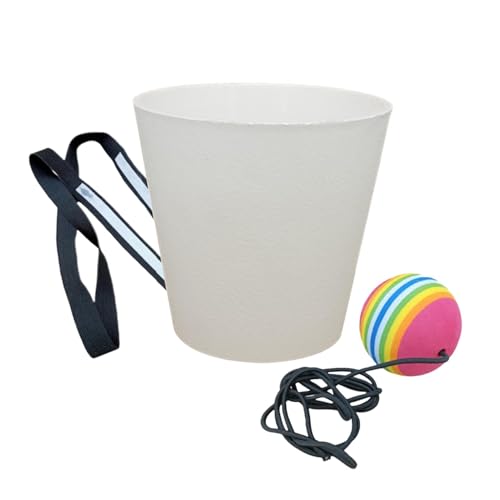 Cup And Ball Game Ball Catching Toy Hand-eye Coordination Game Wooden Cup And Ball Game Traditional Cup And Ball Toy Outdoor Party Games Cup Toss Ball Game Educational Ball-catching Toy Classic Ball von Generisch