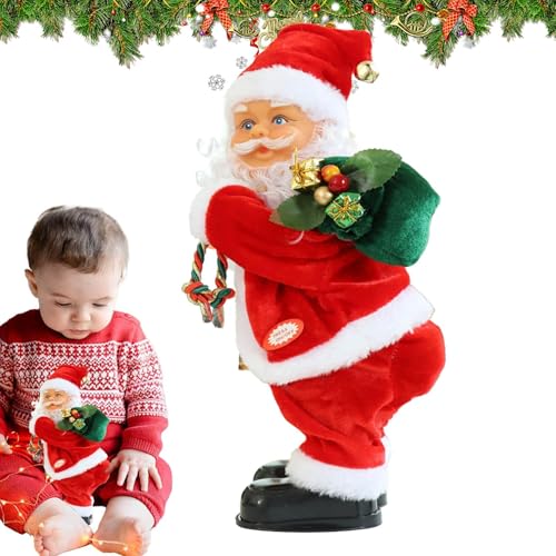 Dancing Santa Toy, Twerking Santa Doll, Singing Santa Claus, Booty Shaking Toy, Electric Santa Doll, Interactive Christmas Toy Singing And Dancing Electric Santa Claus Doll Toy For Kids And Women von Generisch