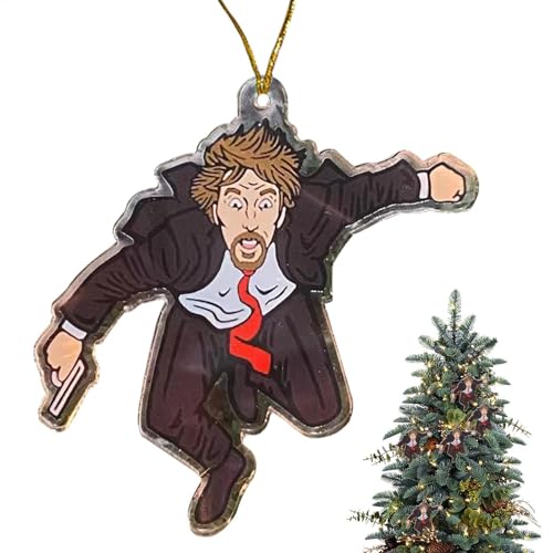 Die Hard Adventskalender, Weihnachts Adventskalender, Christmas Die Hard AdventCalendar 2025, Hans Gruber Fällt Vom Nakatomi Plaza,Weihnachts Countdown-Kalender Aus Holz, 12x23/15x27cm von Generisch