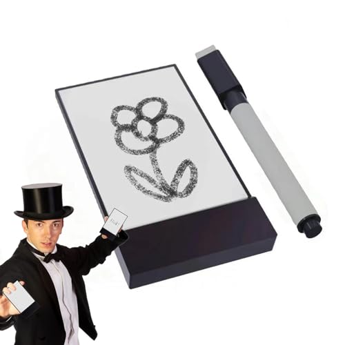 Doodle-Block, magischer Zeichenblock | Requisiten Zeichenbrett mit Stift - Interaktives Magic Surprising Flick Pad, lustige Zaubertricks für Paare, sofortiger Wechsel auf dem Whiteboard von Generisch