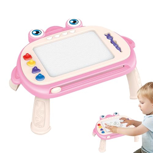 Doodle Board Tablet-Spielzeug, magnetisches Zeichenbrett, Froschförmiges Doodle-Brett mit Beinen, Schreib- und Malkritzelblock, Lernspielzeug für Kleinkinder, Tischdesign, abnehmbar, für, Mädchen im von Generisch