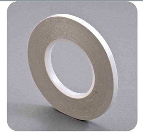 Doppelseitiges Klebeband 50 M - Breite 12 mm -handreißbar - transparent - perfekt zum basteln - stark haftend — optimal für Papier, Stoffe, Aluminium, Metall, Holz Glas, Keramik -Top Anfangshaftung von AONELAS