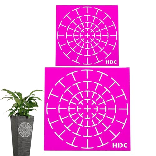Doting Malerei Schablonen - 2 Stücke Dottinng Schablone Set | Benutzerfreundliches Design Art PaintInng Template Kit | Craft Supplies für Steinwand Stoff Holz Metall Canvas Doting Malerei Schablonen - 2 Stücke Dottinng Schablone Set | Benutzerfreundliches Design Art PaintInng Template Kit | Craft Supplies für Steinwand Stoff Holz Metall Canvas von Generisch