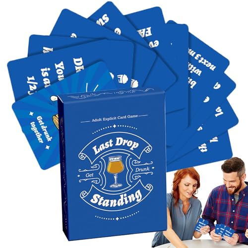 Drunk Lovers Couples Kartenspiel - Paare Trinkkartenspiel | Riskante Fragen Spiel, 50X Gesprächskarten Spiel für Spieleabend, Für Ihren Partner Romantische Party von Generisch