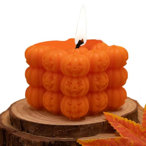 Duftende Blasenkerze | Totenkopf-Duftkerzen | Halloween-Kerzen- | Kreative Bubble Cube Kerze | Urlaub Party Kerzen sicher & Paraffinwachs für Hochzeit Thanksgiving von Generisch