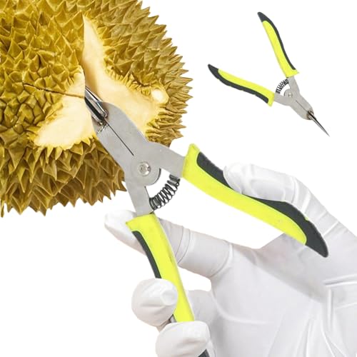 Durian-Zangenöffner,Obstöffner Für Durian Mit Schalentrennwerkzeug | Öffner-Clip Mit Ergonomischem Griff, Rostfreies Schälgerät Für Laden Camping Küche Durian-Zangenöffner,Obstöffner Für Durian Mit Schalentrennwerkzeug | Öffner-Clip Mit Ergonomischem Griff, Rostfreies Schälgerät Für Laden Camping Küche von Generisch