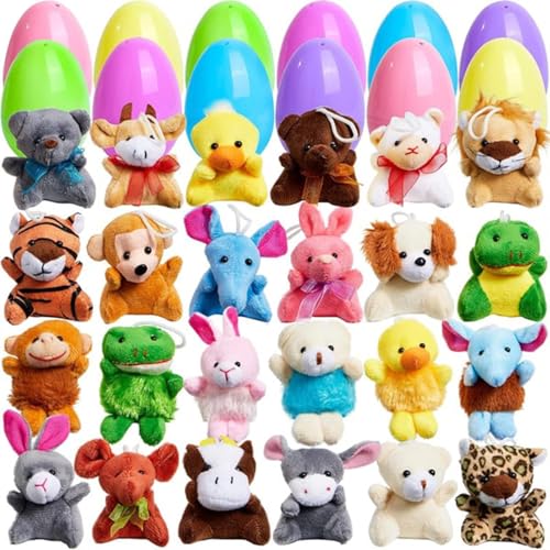 Easter Egg Fillers Toy, Prefilled Basket Stuffers, Plush Animal Toys, Kids Eastering Hunts Game Prizes, 450/900g/1350g, Soft Plushed for Easter Eggs, von Generisch