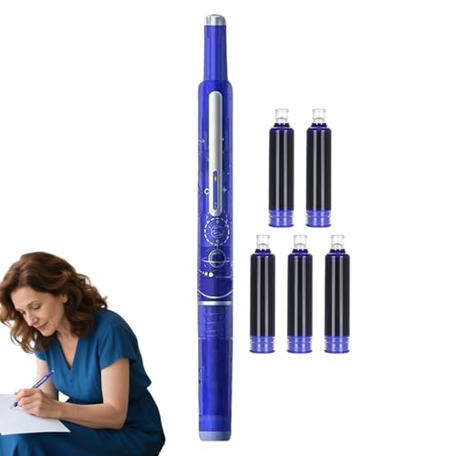 Einziehbarer Füllfederhalter, 0,38 mm, einziehbarer Füllfederhalter, feine Spitze, Schreibzubehör für Familie, Damen, Herren, Freunde, Büros, Schulen, Journaling, Skizzieren, Markieren Einziehbarer Füllfederhalter, 0,38 mm, einziehbarer Füllfederhalter, feine Spitze, Schreibzubehör für Familie, Damen, Herren, Freunde, Büros, Schulen, Journaling, Skizzieren, Markieren von Generisch