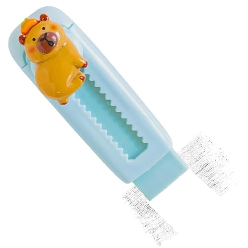 Einziehbarer Radiergummi – Niedlicher Capybara-Radiergummi Zum Schieben Und Ziehen | Weiche Süße Radiergummis | Capibara Push-Pull-Radiergummi | Kunst-Radiergummis Für Schüler, Kinder, Zeichnen, Malen von Generisch