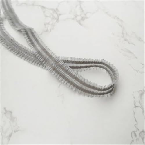 Elastische Spitzenbänder, DIY, Schleife, Haar-Accessoires, handgefertigtes Klebeband, Basteln, Verpackung, Grau, 15 mm, 22 m Elastische Spitzenbänder, DIY, Schleife, Haar-Accessoires, handgefertigtes Klebeband, Basteln, Verpackung, Grau, 15 mm, 22 m von Generisch