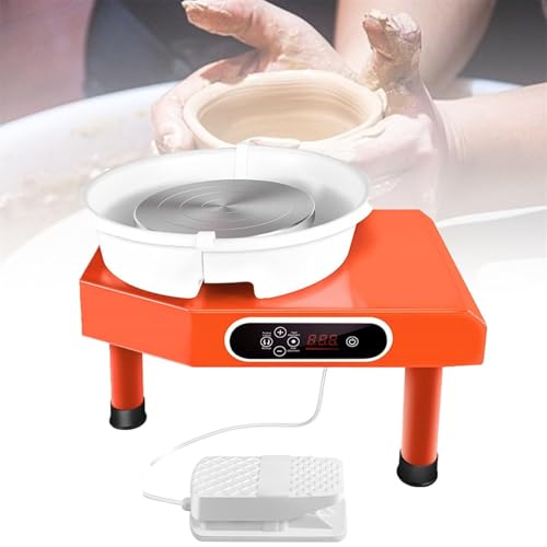 Elektrische Töpferscheibe mit Fußpedal für Anfänger, DIY Clay Tool für Zuhause und Schule Elektrische Töpferscheibe mit Fußpedal für Anfänger, DIY Clay Tool für Zuhause und Schule von Generisch