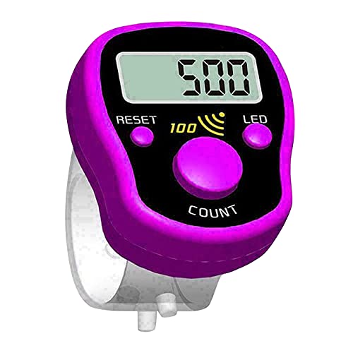 Elektronischer digitaler Farbziffernzähler Marker LCD Digital Small Appliances Rack A Etagen Elektrowerkzeuge (Purple, One Size) von Generisch