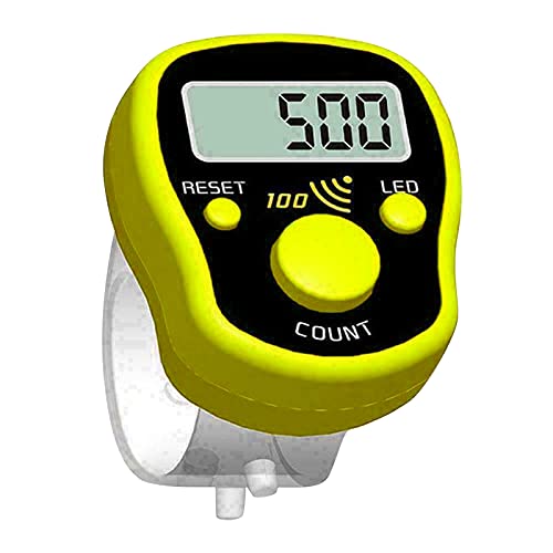 Elektronischer digitaler Farbziffernzähler Marker LCD Digital Small Appliances Rack A Etagen Elektrowerkzeuge (Yellow, One Size) von Generisch