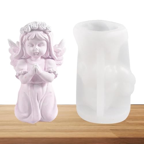 Engel Harzform - Baby Angel Kerzenform aus Silikon für die Kerzenherstellung Aesthetic Crafts Silikonformen für Gips, Eiswürfel, Duftkerzen, Seifen von Generisch