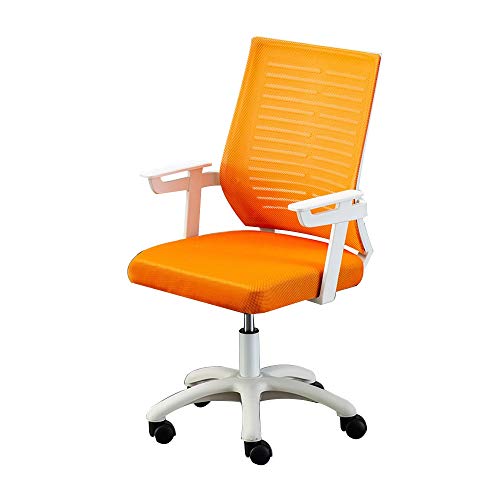 Ergonomischer Bürostuhl mit hoher Rückenlehne, drehbar, Netzstoff, höhenverstellbar und einteilige Armlehne, ideal für Arbeitszimmer oder Schlafzimmer, Tragkraft: 150 kg von Generisch