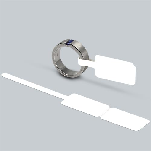 Etiketten für Schmuck mit hohem Grad an Beständigkeit gegen Abnutzung, Hitze, Risse und Feuchtigkeit, weiß, selbstklebend und personalisierbar, Modell 44 1390 K4 Etiketten für Schmuck mit hohem Grad an Beständigkeit gegen Abnutzung, Hitze, Risse und Feuchtigkeit, weiß, selbstklebend und personalisierbar, Modell 44 1390 K4 von Generisch