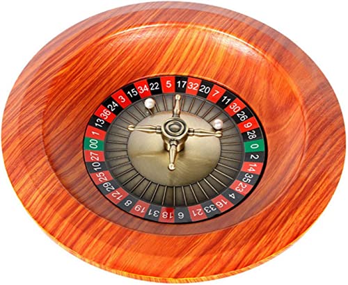 Europäisches Roulette-Rad-Set – Drehteller aus Holz für Heimspielabend oder Club-Party-Spaß! von Generisch