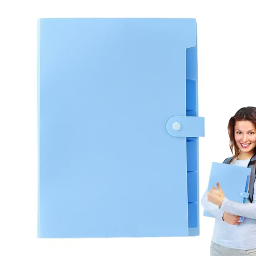 Fächermappe – Fächermappe, Papier-Organizer, monatliche Rechnungen, Quittungen, Organizer, A4-Größe, tragbar, multifunktional, Aufbewahrungszubehör mit farbigen Etiketten und 7 Taschen für Schule Fächermappe – Fächermappe, Papier-Organizer, monatliche Rechnungen, Quittungen, Organizer, A4-Größe, tragbar, multifunktional, Aufbewahrungszubehör mit farbigen Etiketten und 7 Taschen für Schule von Generisch