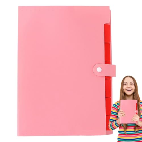 Fächermappe im A4-Format, 7 Taschen, -Dokumenten-Organizer mit farbigen Etiketten, tragbare Papieraufbewahrung, langlebiges Material, elastischer Verschluss, ideal für Schule, Büro, Zuhause Fächermappe im A4-Format, 7 Taschen, -Dokumenten-Organizer mit farbigen Etiketten, tragbare Papieraufbewahrung, langlebiges Material, elastischer Verschluss, ideal für Schule, Büro, Zuhause von Generisch