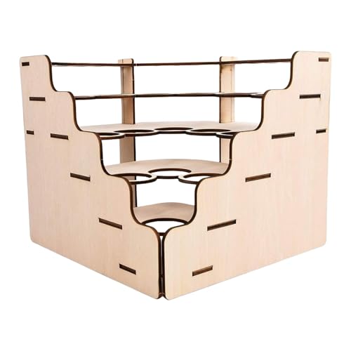 Farbaufbewahrungsregal – Farborganisator-Aufbewahrungsregal, Farbflaschen-Organizer, gestuftes Layout, Pinselhalter, modulares Farbregal für Farbflaschen, Pinsel und Kunstwerkzeuge Farbaufbewahrungsregal – Farborganisator-Aufbewahrungsregal, Farbflaschen-Organizer, gestuftes Layout, Pinselhalter, modulares Farbregal für Farbflaschen, Pinsel und Kunstwerkzeuge von Generisch
