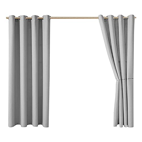 Fenstervorhang Blickdicht Vorhang Vorhang Schatten Terrasse Pavillon wasserdicht Wärmedämmung Heimtextilien Kurzgardine Kinderzimmer (Grey, One Size) von Generisch