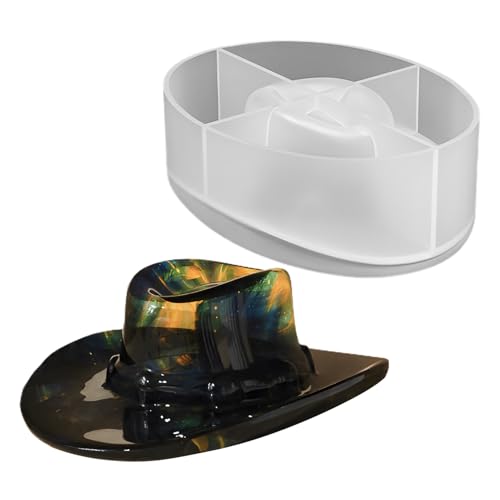 Fondantform,3D Cowboyhut Form | Antihaft Backwerkzeug Aus Epoxidharz Wiederverwendbar Für Desserts Süßigkeiten Seife Eiskerzen Skulptur Bastelprojekte Fondantform,3D Cowboyhut Form | Antihaft Backwerkzeug Aus Epoxidharz Wiederverwendbar Für Desserts Süßigkeiten Seife Eiskerzen Skulptur Bastelprojekte von Generisch