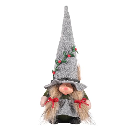 Für Frauen, Weihnachtswald, große Nase, Puppe, Ornament, gesichtslos, alter Mann, Puppe, Ornament für Weihnachtshaus, Mikro-Landschaft von Generisch