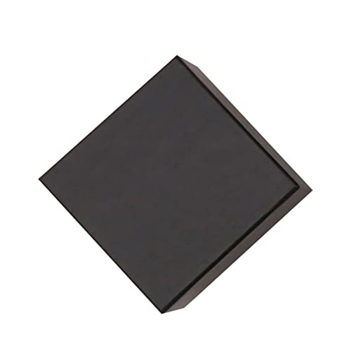 Für Schmuckschatulle Schmuckpapier Deckel Geschenk und mit Baumwolle gefüllt Karton Karton Schmuckschatulle Schmuckkästchen Schrank (Black, One Size) von Generisch