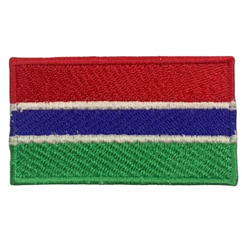 Gambia Flagge Patch – 7 x 4 cm bestickt zum Aufbügeln / Aufnähen – Taktisches Militär-Emblem für Jacken, Rucksäcke, Hüte & Kleidung – DIY Stoff Reparatur Patch Gambia Flagge Patch – 7 x 4 cm bestickt zum Aufbügeln / Aufnähen – Taktisches Militär-Emblem für Jacken, Rucksäcke, Hüte & Kleidung – DIY Stoff Reparatur Patch von Generisch