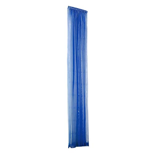 Gardinen Scheibengardinen Blickdicht Farbe Vorhang 1 Tür Fenster Tupel drapieren Paneelschal Heimtextilien Kurzgardinen Modern (Dark Blue, One Size) von Generisch