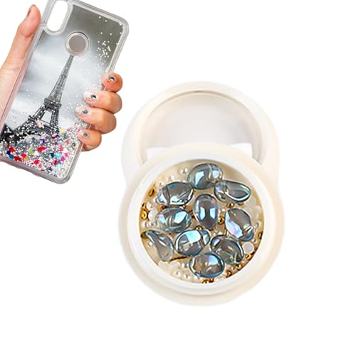 Gemme Art für Nail - Strass für Nail Art | Nagel-Set mit Steinen In, Schmuck für Nägel aus vollen Steinen, Edelsteine Nägel, schicke Diamanten Nägel, Kristallverzierungen für ein von Generisch