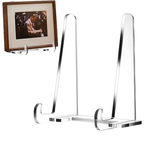 Generico Acryl-Fotoständer, Acryl-Plattenhalter,Klare Fotoständer - Sammlung von Staffeleien für die Küche zu Hause, Tischaufbewahrung für Kunstwerke Generico Acryl-Fotoständer, Acryl-Plattenhalter,Klare Fotoständer - Sammlung von Staffeleien für die Küche zu Hause, Tischaufbewahrung für Kunstwerke von Generisch