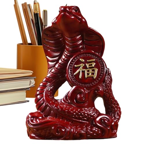Generico Home Snake Decor - geschnitzte Feng Shui Schlangenfigur | Holzfiguren, Dekoration für Statuen, Dekoration für Lucky Feng Shui Figuren, Skulptur Decor Generico Home Snake Decor - geschnitzte Feng Shui Schlangenfigur | Holzfiguren, Dekoration für Statuen, Dekoration für Lucky Feng Shui Figuren, Skulptur Decor von Generisch