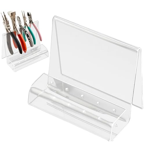 Generico Zangenhalter für Schmuck, transparenter Organizer für Zangen, platzsparend, kompakter Werkzeughalter mit platzsparendem Design für Werkstatt, Labor und Shed Generico Zangenhalter für Schmuck, transparenter Organizer für Zangen, platzsparend, kompakter Werkzeughalter mit platzsparendem Design für Werkstatt, Labor und Shed von Generisch