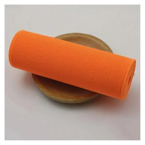 Generisch 1/2/3/5meter 10 cm Breite Elastizbänder for Bundesstrecke Gummibänder Elastics Band Kleidung Federgürtel Nähzubehör(FluorescentOrange,3METERS_10CM) von Generisch