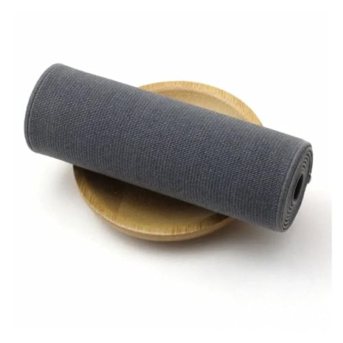 Generisch 1/2/3/5meter 10 cm Breite Elastizbänder for Bundesstrecke Gummibänder Elastics Band Kleidung Federgürtel Nähzubehör(Gray,3METERS_10CM) von Generisch