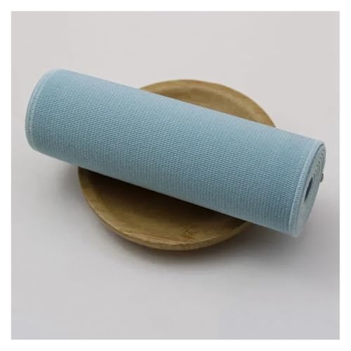 Generisch 1/2/3/5meter 10 cm Breite Elastizbänder for Bundesstrecke Gummibänder Elastics Band Kleidung Federgürtel Nähzubehör(LightBlue,2METERS_10CM) von Generisch