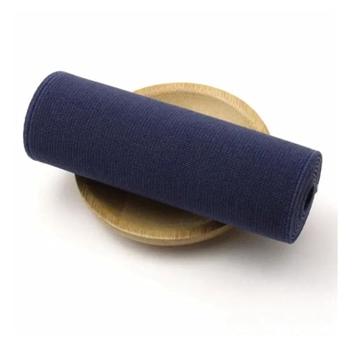 Generisch 1/2/3/5meter 10 cm Breite Elastizbänder for Bundesstrecke Gummibänder Elastics Band Kleidung Federgürtel Nähzubehör(NavyBlue,1METER_10CM) von Generisch