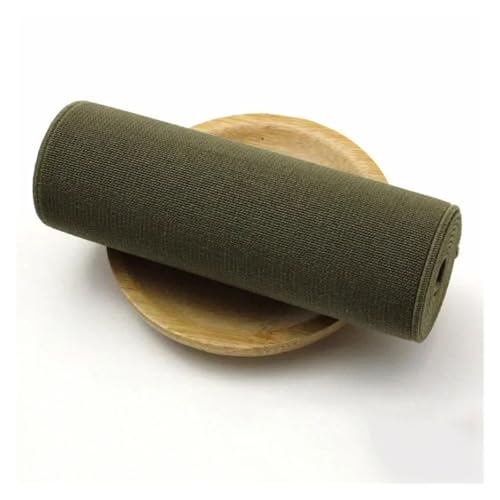 Generisch 1/2/3/5meter 10 cm Breite Elastizbänder for Bundesstrecke Gummibänder Elastics Band Kleidung Federgürtel Nähzubehör(Navygreen,2METERS_10CM) von Generisch