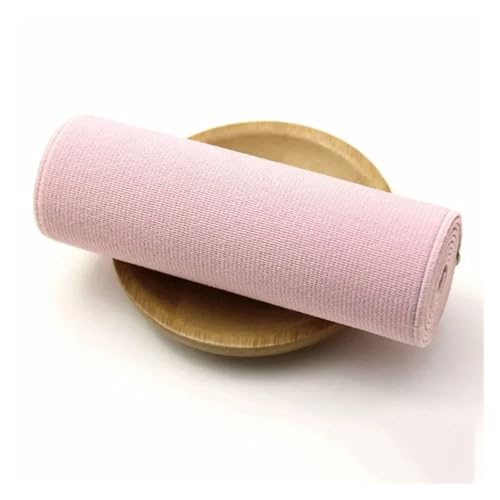 Generisch 1/2/3/5meter 10 cm Breite Elastizbänder for Bundesstrecke Gummibänder Elastics Band Kleidung Federgürtel Nähzubehör(Pink,1METER_10CM) von Generisch