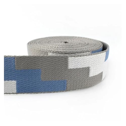 Generisch 1-5 Meter 38 mm Gurtband Nylonband Shoudler Taschengurte Jacquardband Kleidung Gürtelband Nähen Schrägband Zubehör(06,3Meters) von Generisch