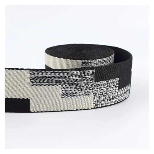 Generisch 1-5 Meter 38 mm Gurtband Nylonband Shoudler Taschengurte Jacquardband Kleidung Gürtelband Nähen Schrägband Zubehör(09,1Meter) von Generisch