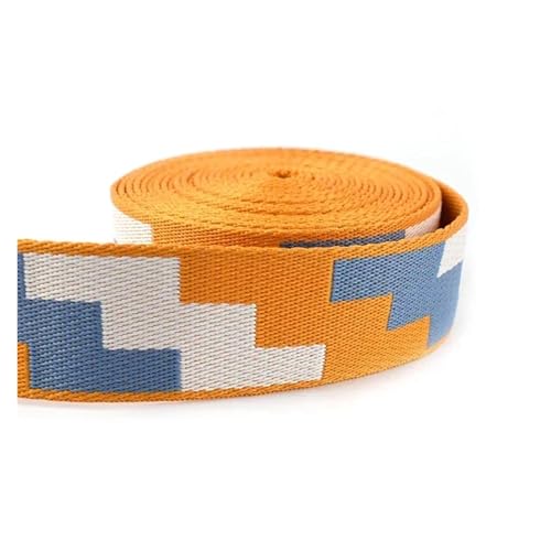 Generisch 1-5 Meter 38 mm Gurtband Nylonband Shoudler Taschengurte Jacquardband Kleidung Gürtelband Nähen Schrägband Zubehör(10,3Meters) von Generisch