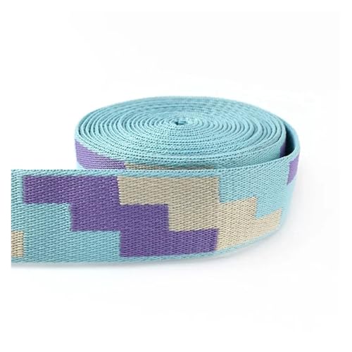 Generisch 1-5 Meter 38 mm Gurtband Nylonband Shoudler Taschengurte Jacquardband Kleidung Gürtelband Nähen Schrägband Zubehör(11,3Meters) von Generisch