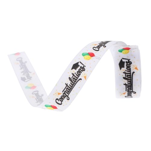 Generisch 1 Rolle Geschenkverpackung mit Band Strauß Band zum Verpacken Sackleinenband Spitzenband Bogenclip seidenband ribbon sto farbe Verpackungsband Partei dekoratives Band Polyester von Generisch