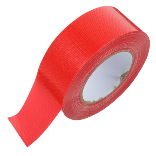 Generisch 1 Rolle Klebeband reparieren Klebeband für DIY-Projekt schwer Packband klar farbiges Band packing tape paketband Klebeband für den Außenbereich Klebeband zur Reparatur rot von Generisch