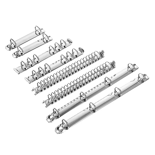 Generisch 1 Satz Planer Ordner Binder büroorganisation büroartikel mappen aktenmappe ordnee Papier Ordner mit Hebel Ratsche dokumentieren sechs Fixieren von Bindemitteln Metallbinder Silver von Generisch